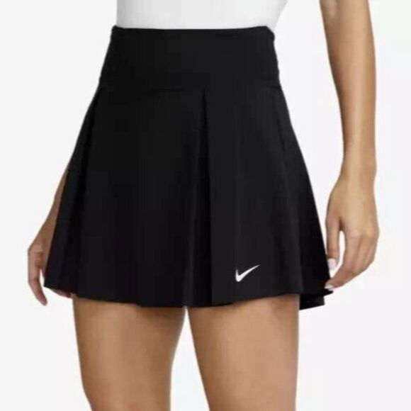 Nike Victory DX1132-010 Women's Sz M Black Dri-FIT Club Advantage 15" Skort - Picture 10 of 12